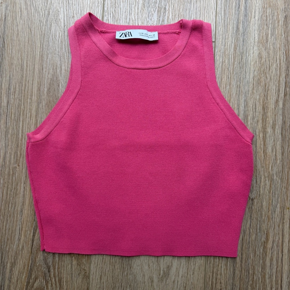 Zara pink tank top